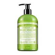 Dr. Bronner's All-one 4-in-1 Organic Sugar Pump Soap - Lemongrass Lime 355ml