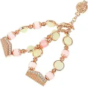 [Angoily] Strap Quick Release Band Stylish Watchband Charger Watch Band Replacement Wristwatch Band Bling Watch Watch Replacement Band Retro Band Screen Agate