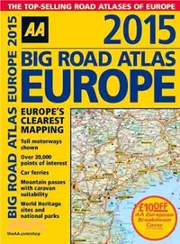 在飛比找三民網路書店優惠-Big Road Atlas Europe 2015