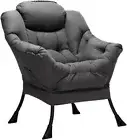 Large Fabric Large Lazy Chair for Living/Bed Room Accent Reading Chair Lounging!