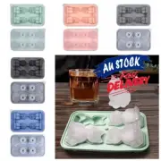 Cartoon Cat-Shaped Ice Cube Tray 4 Grid Ice Cream Mold Whiskey Chocolate