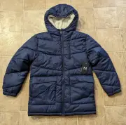 New Under Armour sz YXL Magnus Medium Weight Puffer Parka Jacket blue HU