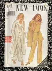 NewLook 6979 Uncut Pattern Jacket Tops Pants Sz 10-22