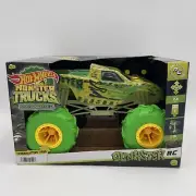 Hot Wheels 1:15 Scale Glow-in-the-dark RC Gunkster Monster Truck Green