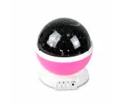 Star Moon Sky Starry Night Projector Light Lamp For Kids Bedroom Pink