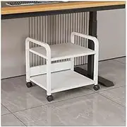 Office Storage Shelf Double Large Capacity Brackets Printer Shelfs File Organizer Under The Desk Printer Bracket