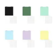 Refillable Binder Notebook 120 Pages Gridded Binder Journal Notebook for Student