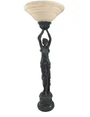 [G&G Bros] Egyption Lady Uplight Art Deco Floor Lamp