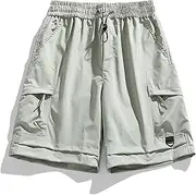 [TOSKIP] Men's Cargo Hiking Shorts Stretch Quick Dry Lightweight Work Shorts for Camping Travel