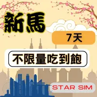 在飛比找momo購物網優惠-【星光卡 STAR SIM】新馬上網卡7天 無限量吃到飽(旅