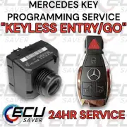 MERCEDES BENZ "KEYLESS GO / ENTRY" KEY PROGRAMMING SERVICE! 1997-2015 BENZ