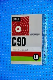 BASF LH 90 CLAM SHELL TYPE I BLANK CASSETTE TAPE (1) (SEALED)