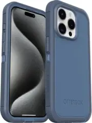 OtterBox Defender Pro XT Case for MagSafe for iPhone 15 Pro - Baby Blue Jeans