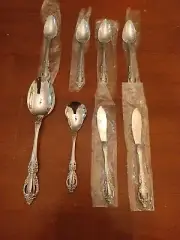8 PC Lot Unused Oneida Raphael Distinction Deluxe Stainless Flatware New