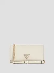 GUESS White Noelle Crossbody Organiser