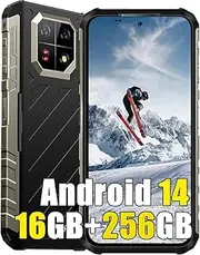 Armor 22 Rugged Phone,16GB (8GB+8GB) RAM +256GB ROM, Android 13 Smartphone,NFC 64MP 4G Phone