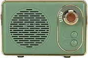 Retro Bluetooth Speaker, Vintage Portable Bluetooth Speakers for Kitchen Desk Bedroom Office Party Outdoor, Portable Wireless Speaker, Party Gift (Green)