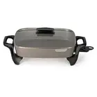Presto 16-in. Ceramic Electric Skillet with Glass Cover, Cool-touch handles
