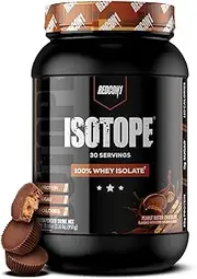 Redcon1 Isotope 30 Servings Isolate Peanut Butter Chocolate Whey Protein Powder 960 g