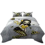 Bees and Bumblebee Fairy Coverlet
