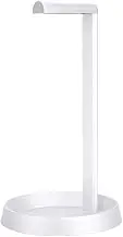 Headphone Stand Metal Headphone Stand Multi-function Storage Headphone Holder Tray Base Suitable For All Earphones Headset Holder ( Color : Silver , Size : 5.9*5.9*10.6in )
