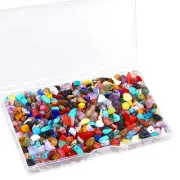 400 Pcs Crystal Gemstones Beads for Jewelry Making, Jewelry Stone Chip7201