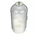 Makeup Brush Holder With Lid Clear Dustproof 360 Degree Rotating Makeup Brush