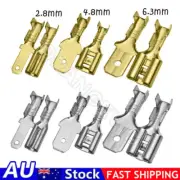 50Set 2.8/4.8/6.3mm Spade Male Female Terminals Electrical Wire Crimp Connectors