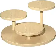 [Generic] Multi- Display Riser - Display Riser Stand Wood, Display Riser Stand Countertop | Wooden Riser Organizer Showcasing Skincare Products, Wooden Organizer for Cosmetics and Perfumes Countertops
