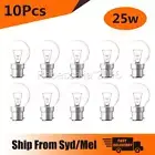 10 x 25W Pearl Fancy Round Light Globes Bulbs Lamps Bayonet Cap B22 Incandescent
