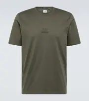 [C.P. Company] C.P. Company Logo cotton jersey T-shirt AU 87 green