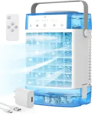 Portable Air Conditioners, Air Cooler with Remoter Evaporative Personal Mini AC,