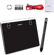 Daseeme AP604 6x4 Inch Drawing Tablet: Ultra-Thin, 8192 Pressure Levels, 4 Shortcut Keys, Battery-Free Stylus, Compatible Win 10/8/7 & Mac