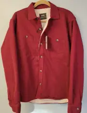 Nomad Men’s Jacket Shacket Sherpa Lined Corduroy Medium Button Up Long Sleeve