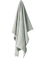 [Aura Home] Waffle Stonewash Throw in Mist