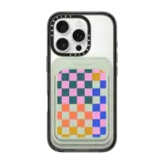 Snappy MagSafe Wallet Snappy™ BioVeg Wallet MagSafe Compatible Checker Party