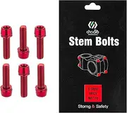 CNC Bike Stem Bolts，Stem Bolts for BMX/MTB/Road Bike with Washers（Red/Blue/Orange/Green/Rainbow）