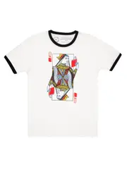 queen of books unisex ringer t-shirt Classic