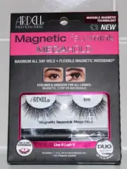 Ardell Professional Magnetic Fauxmink Megahold Lash & Liner 820~ Black~ NEW!