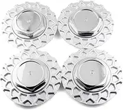LESANGBAIHUODIAN 4pcs 156mm 50mm Wheel Center Cover Fit for 09.24.038 09.23.113 09.24.030 17" Sport Rim Cap Styling Car Accessories Red Yellow Silve (Color : Silver)