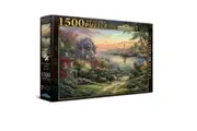Harlington Thomas Kinkade New England Harbor Puzzle 1500pcs
