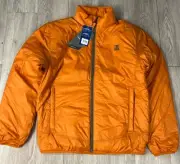 Huk Mens Sunstone Waypoint Jacket PrimaLoft Insulation Packable Rust Size S New