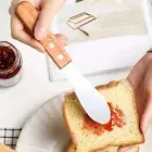Mini Size Jam Spreader Wood Handle Butter Spatula Butter Knife Sandwich Cream