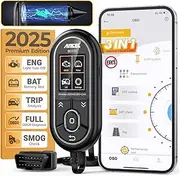 ANCEL BD310 OBD2 Scanner Diagnostic Tool - 3 in 1 OBD2 Scanner Bluetooth - App Based OBDII Scan Tool for Android & iPhone - Check Engine Light Code Reader - Wired, Bluetooth, and Heads-up Display