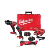 Milwaukee Hammer Drill and Impact Driver Combo Kit (2-Tool) with Multi-Tool