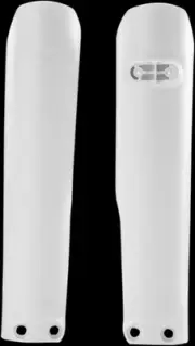 Acerbis White 20 Lower Fork Cover Protector Guard Set Husqvarna FE501S 16-23