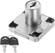 LIFKOME Cabinet Lock with Key Durable Stainless Steel Security Lock for Cupboards for Protecting Documents and Valuables Sleek Design for Home and Office Use