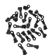 20pcs Metal Alloy Zipper Sliders Size 5 Zip Fastener Repair Replacement Kit
