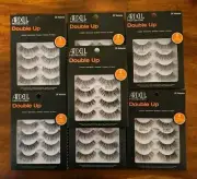 7 Boxes Ardell Professional Double Up False Lash 4 Pairs Black Wispies 2X Volume