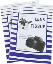 ULTECHNOVO 300 Pcs Camera Lens Cleaning Papers, Lens Cleaning Paper Tissue, Lens Wipes for Eyeglasses Magnifiers, Tablet, Electronic Screen (White)